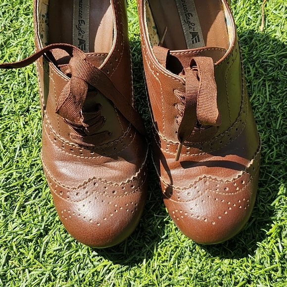 American Eagle brown leather shoes Size 7 - Picture 9 of 9